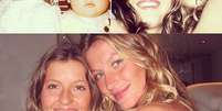 Modelo postou fotos para parabenizar a irmã gêmea  Foto: @giseleofficial / Instagram / Reprodução