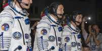 A missão conta com um astronauta russo, um americano e outro japonês  Foto: EFE