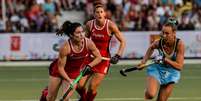 Argentina e Estados Unidos se enfrentaram no Pan Am Fields, em Toronto, para decidir a medalha de ouro dos Jogos Pan-Americanos de 2015  Foto: Osmar Portilho / Terra