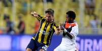 Fred foi titular e jogou quase todos os 90 minutos da partida contra o Fenerbahce  Foto: Burak Kara / Getty Images