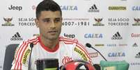 Ederson - coletiva de imprensa no Ninho do Urubu  Foto: Gilvan de Souza  /  Flamengo