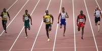 As imagens do tetra! Usain Bolt leva mais um ouro no Mundial de Atletismo  Foto: PEDRO UGARTE  /  AFP
