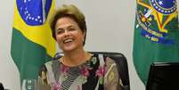 Dilma durante reunião com líderes da base aliada da Câmara  Foto: Wilson Dias / Agência Brasil