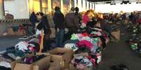 Posto improvisado concentra doações de austríacos para os refugiados que chegam via Hungria  Foto: 150907165119_sp_doacoes_refugiados_144x81_bbc_nocredit.jpg