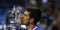 Djokovic venceu Federer e se sagrou campeão da edição 2015 do US Open  Foto: Matthew Stockman / Getty Images