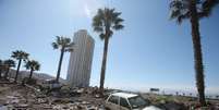 Terremoto de magnitude 8,4, na quarta-feira passada, deixou 13 mortos e mais de nove mil afetados  Foto: EFE