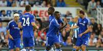 Ramires comemora gol que deu início à reação do Chelsea  Foto: Getty Images