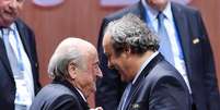  FIFA  Sepp Blatter Michel Platini  Foto: chael Buholzer / AFP