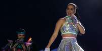 Katy Perry encerrou o festival Rock in Rio 2015  Foto: Marcelo Sayão / EFE