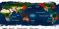 O fenômeno climático El Niño tem grandes chances de aparecer no Enem 2015  Foto: Climatempo