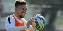 Lucas Lima, do Santos, chegou a receber uma ótima proposta do futebol chinês, mas não aceitou  Foto: Ivan Storti / Santos FC