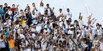 Torcida do Santos na Vila Belmiro  Foto: Ricardo Saibun  /  Santos FC