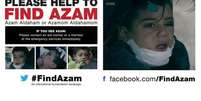 Busca por Azam se transformou em campanha nas redes sociais  Foto: BBC