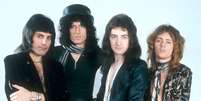 O Queen nos anos 1970 (da esquerda para a direita): Freddie Mercury, Brian May, John Deacon e Roger Taylor  Foto:  BBC