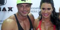 Ex-BBB Kleber Bambam e Gracyanne Barbosa  Foto: Divulgação