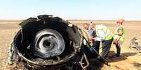 Russos investigam queda de avião no Sinai  Foto: EFE