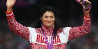 Tatyana Lysenko foi medalha de ouro em Londres 2012 no lançamento de martelo feminino  Foto: Getty Images