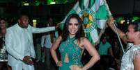 Anitta foi apresentada oficialmente como musa da escola de samba  Foto: Francisco Silva/AgNews 
