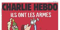 Capa da próxima edição da revista Charlie Hebdo satiriza os atentados em Paris  Foto: EFE
