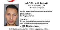 Salah Abdeslam foi um dos homens responsáveis pelos ataques de 13 de novembro em Paris, segundo investigações da polícia francesa  Foto: Policia de Francia