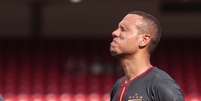 Luis Fabiano jogou com a braçadeira de capitão sua última partida pelo São Paulo  Foto: Leonardo Benassatto / Futura Press