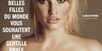 Modelo posou com um visual que lembra a atriz Brigitte Bardot   Foto: Lui Magazine/Reprodução