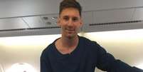 Messi postou foto de pijama no Instagram  Foto: Reprodução