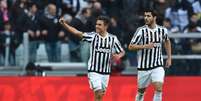 Dybala abriu o placar para a Juventus, que venceu o Verona por 3 a 0  Foto: Valerio Pennicino / Getty Images