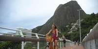 A ciclovia conta tem 3,9 km e liga o Leblon a São Conrado  Foto: Agência Brasil