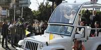 Papa Francisco abençoa fiéis no México  Foto: EFE