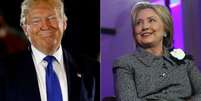 Donald Trump e Hillary Clinton largam de novo à frente na corrida para definir os candidatos à eleição americana  Foto: Divulgação/BBC Brasil / BBC News Brasil