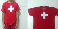 Menino de 8 anos foi hostilizado na escola de inglês por estar usando camiseta com bandeira da Suíça  Foto: Arquivo pessoal / BBC News Brasil
