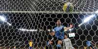 Suarez comemora seu gol contra o Brasil na Arena Pernambuco  Foto: Getty Images