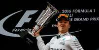 Nico Rosberg comemora vitória no GP da China  Foto: EFE