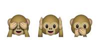 Estes emojis se inspiram em esculturas de um templo xintoísta japonês (Imagem: Emojipedia)  Foto: Emojipedia / BBC News Brasil