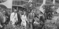 Fernando Collor deixa o Palácio do Planalto após processo de impeachment em 1992   Foto: Agência Brasil