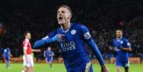 Vardy é destaque do virtual campeão do Campeonato Inglês   Foto: Lance!