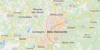 Tremor de terra atinge região metropolitana de Belo Horizonte  Foto: Google Maps