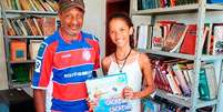 A pequena Maria Clara resolveu abrir uma biblioteca para incentivar o hábito da leitura nas crianças e adolescentes do povoado  Foto: Eco Desenvolvimento