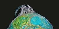 Com o plástico que geramos poderíamos envolver a Terra em várias camadas  Foto: University of Leicester, Reino Unido / EFE