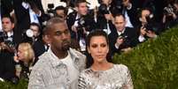 Kanye e Kim no Met Gala deste ano  Foto: Dimitrios Kambouris / Getty Images 