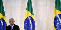 Novo chanceler José Serra durante posse no Itamaraty: novas diretrizes  Foto: BBC / BBC News Brasil