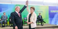 Lula durante assinatura de sua posse como ministro  Foto: Roberto Stuckert Filho/Fotos Públicas