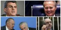 Pedidos de prisão envolvem integrantes da cúpula do PMDB  Foto: Reprodução / BBC News Brasil