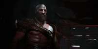 Kratos barbudo e envelhecido no novo God of War  Foto: Sony PlayStation / Divulgação