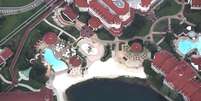Vista aérea do Grand Floridian Resort, do Walt Disney World  Foto: Joe Raedle / Getty Images