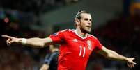 Bale, com tr&ecirc;s gols nos tr&ecirc;s jogos do grupo, foi o grande destaque do Pa&iacute;s de Gales  Foto: EFE