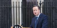 David Cameron fala após o resultado do referendo sobre a saída do Reino Unido da União Europeia  Foto: Getty Images