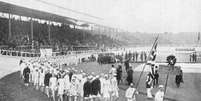 
                        
                        
                    Desfile das delegações feito em 1908 é repetido até hoje (Foto:Reprodução)  Foto: Lance!
