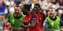 
                        
                        
                    Éder fez o gol mais importante da história de Portugal (Foto: Franck Fife / AFP)  Foto: Lance!